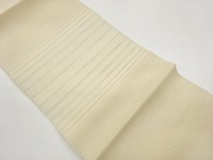 絽綴れ横段模様織出し名古屋帯